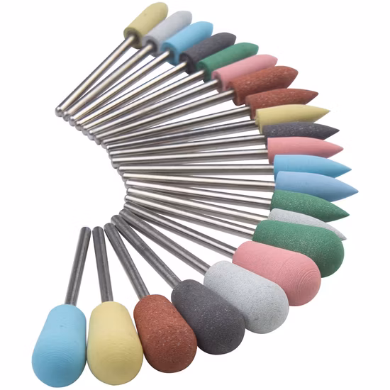 Foret à ongles en silicone pour le polissage des ongles