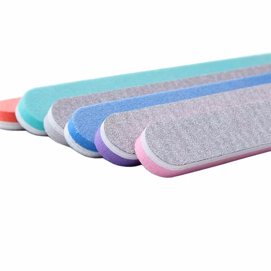 Lime à ongles et tampon personnalisés, outil artistique personnalisé, vente en gros, pour filles